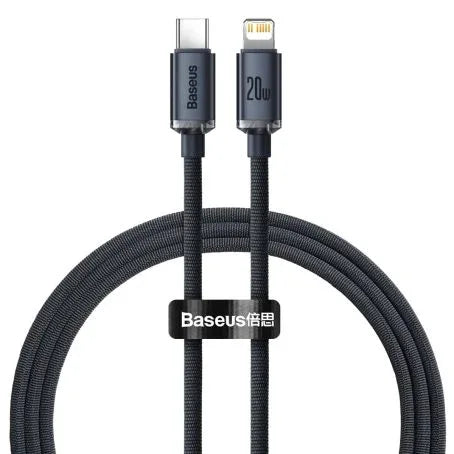 Baseus Crystal Shine Series Fast Charging Data Cable Type-C to iPhone 20W 1.2M - dynsol