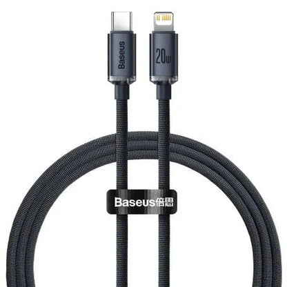 Baseus Crystal Shine Series Fast Charging Data Cable Type-C to iPhone 20W 1.2M - dynsol
