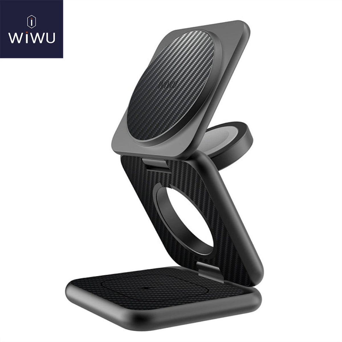 WiWU Wi-W035 Kevlar 3 in 1 Wireless Charger