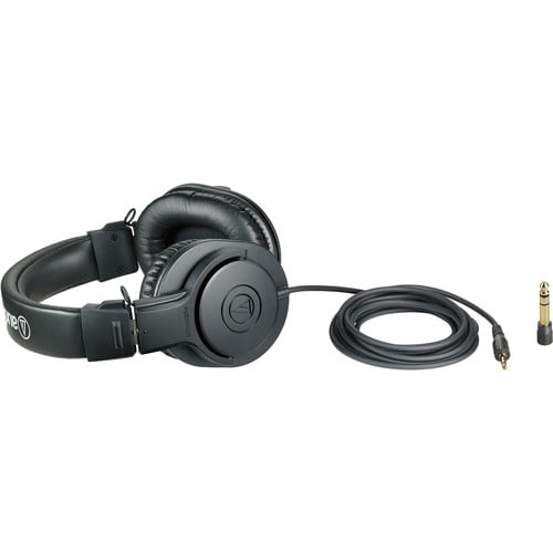 Audio-Technica ATH-M20x Closed Back Monitor Headphones -Black