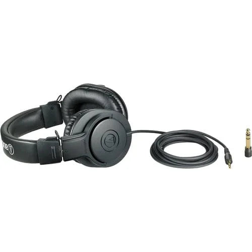 Audio-Technica ATH-M20x Closed Back Monitor Headphones -Black - dynsol
