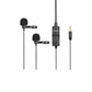 BY-M1DM Dual Omni-directional Lavalier Mic - dynsol