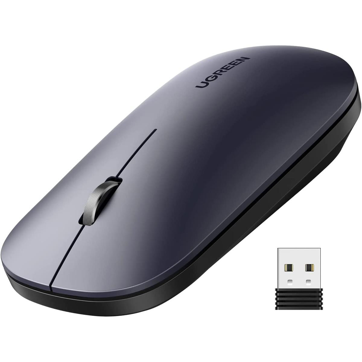 Ugreen Wireless Mouse 2.4G Silent Computer Mouse with USB Receiver