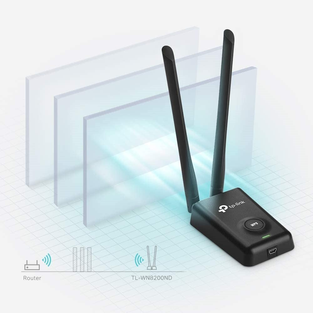 Tp-Link  WN8200ND 300Mbps High Power Wireless USB Adapter