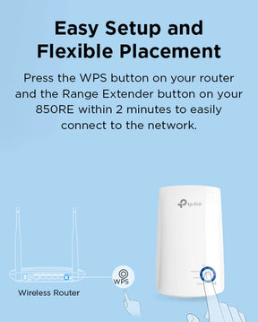 TP-Link TL-WA850RE 300Mbps Universal Wi-Fi Range Extender