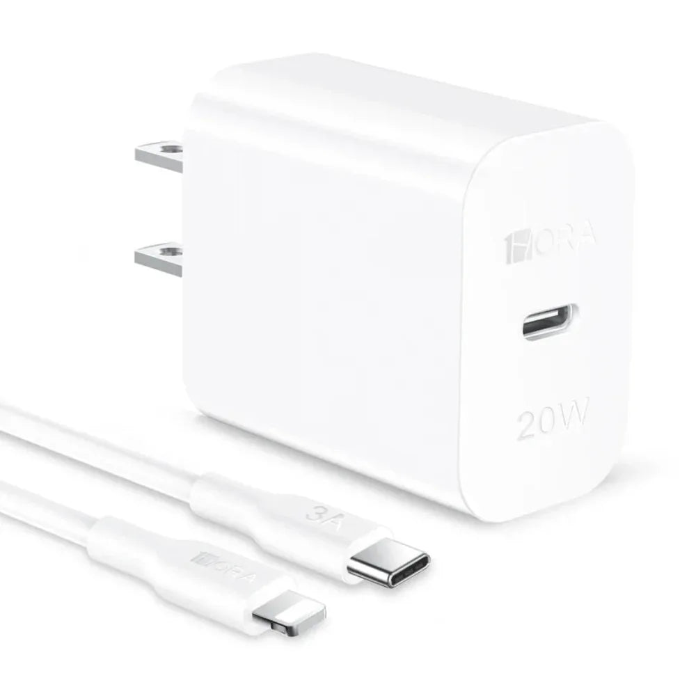 1Hora GAR154 Type-C 20W Charger with Type-C to Lightning Cable – Best Price in Pakistan | Dynsol.pk - dynsol