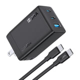 1Hour GAR322 65W GaN Charger With 3 Ports Best Price in Pakistan | dynsol.pk