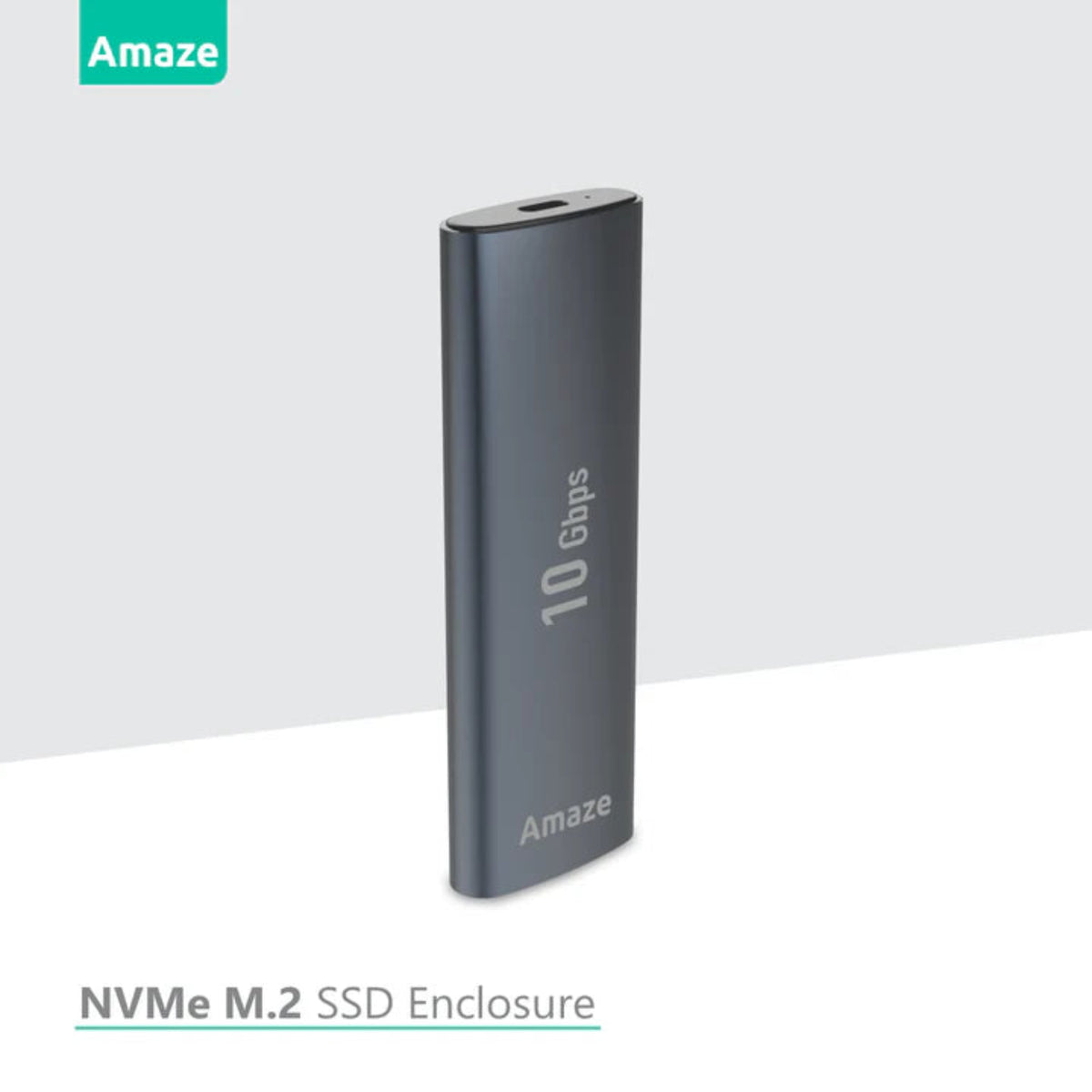 Amaze A222 Aluminum Alloy NVMe M.2 SSD Enclosure 10Gbps