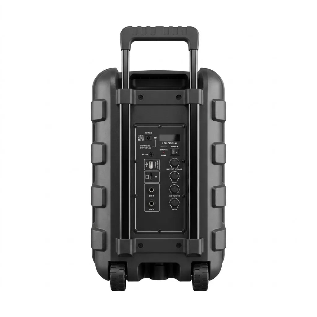 Login L-264 Ronaq Portable PA Speaker – 8-Inch Woofer, 10W RMS & Wireless Mic