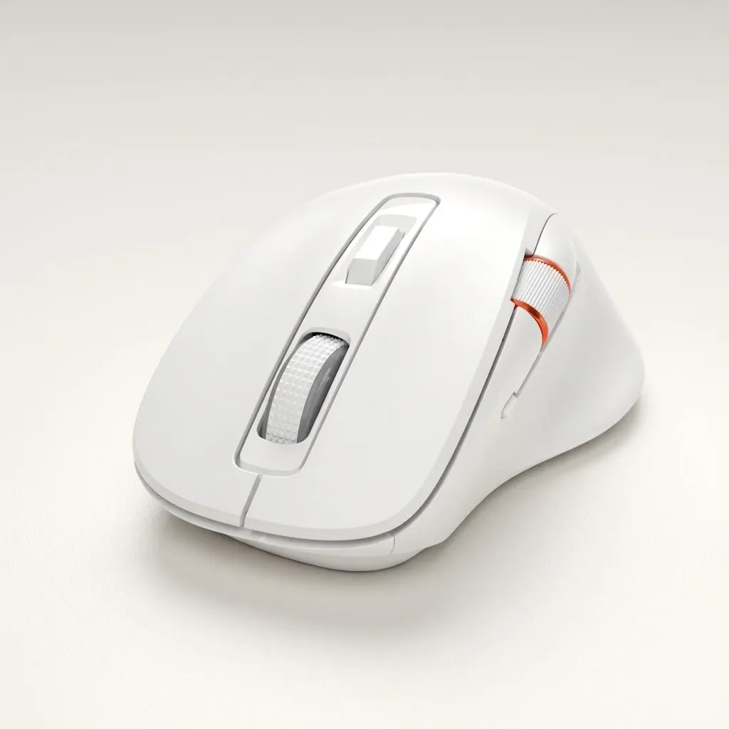 Meetion MT-BTM032R Wireless Office Mouse with Bluetooth, 2.4GHz & Rechargeable Design