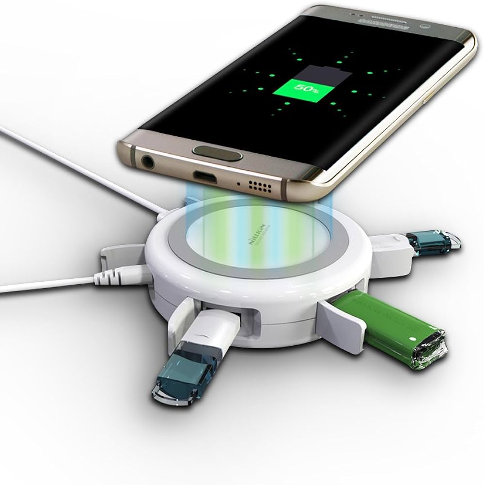 Nillkin Wireless charger Hermit Multifunctional QI Wireless USB 3.0 charger with 4 USB ports