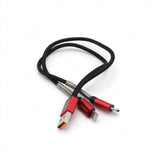 Faster FCTP7 2-in-1 Android & iOS Cable – two-in-one format & Android and iOS listed use