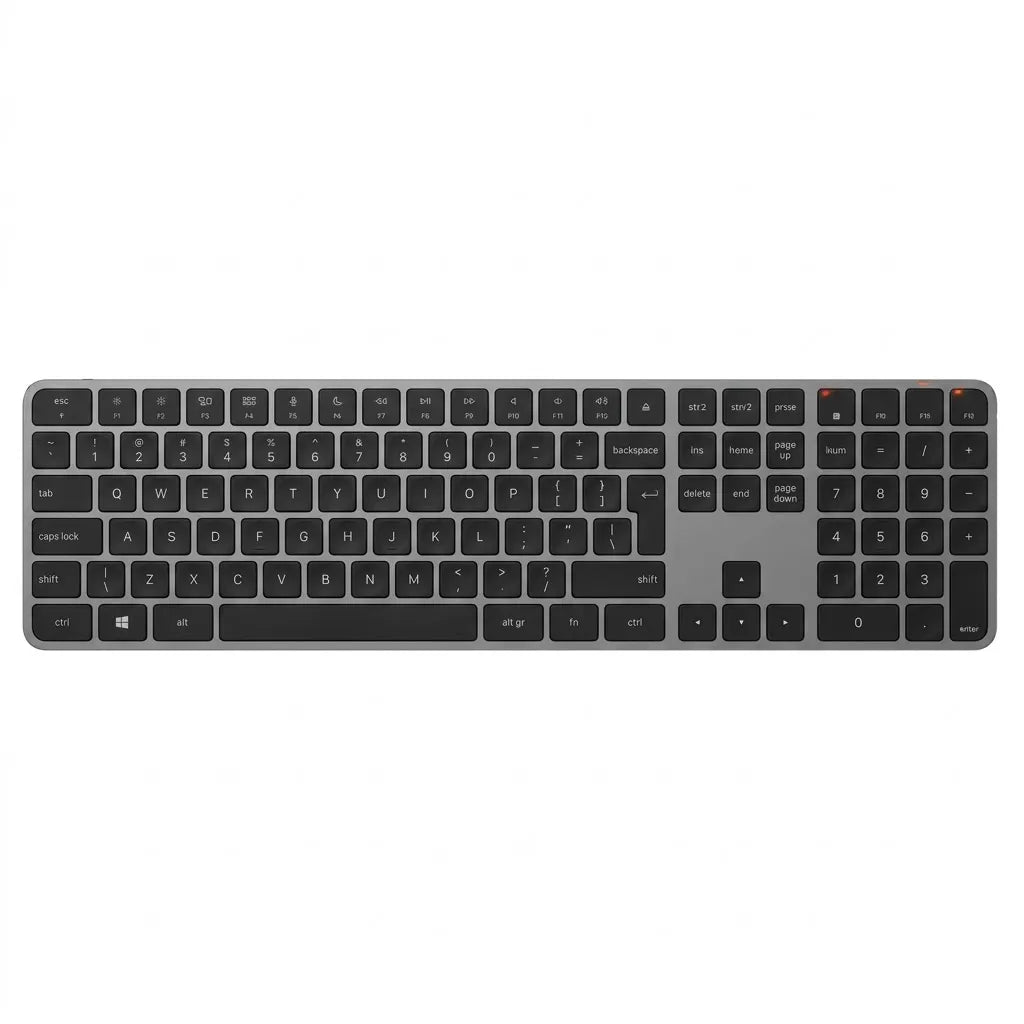 MEETION IKEY-C230 – Wireless Connection, White Finish & US Layout