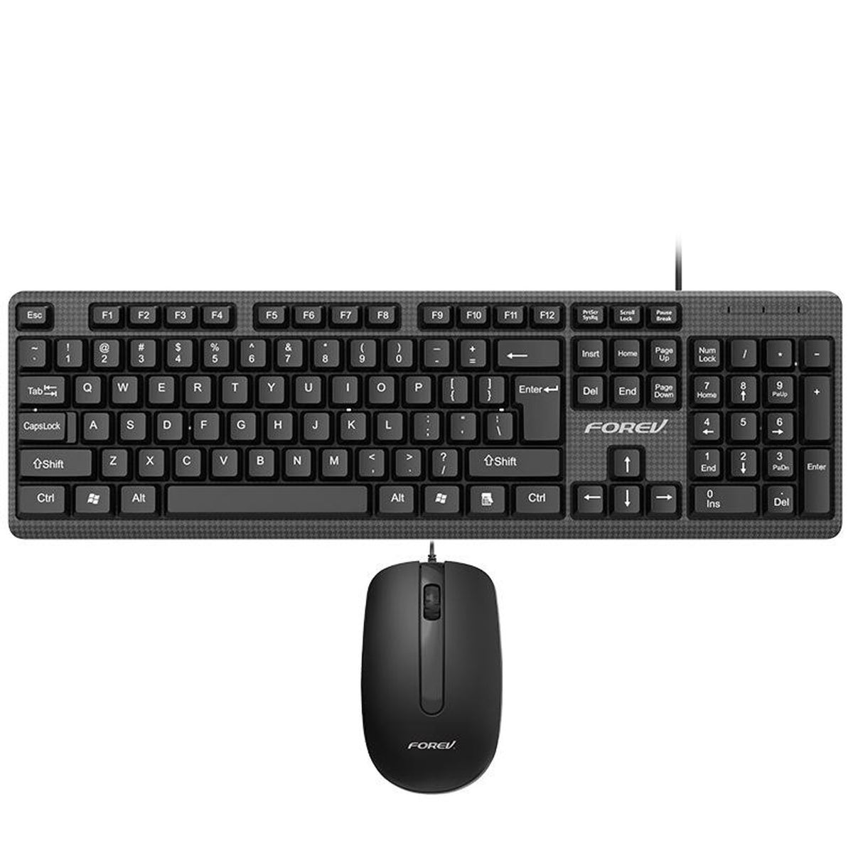FOREV FV68 USB Wired Keyboard and Mouse Combo