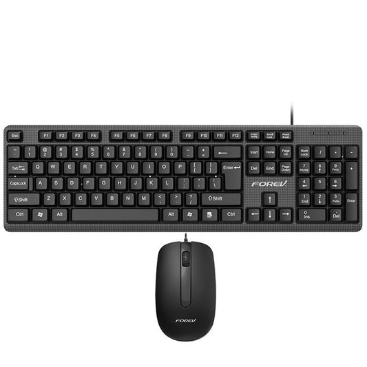 FOREV FV-68 USB Wired Keyboard and Mouse Combo