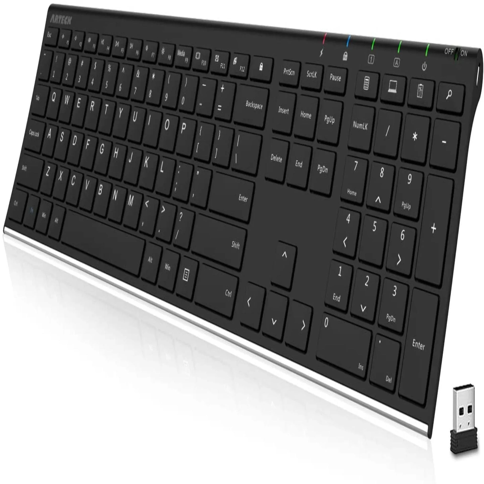 Arteck 2.4G Wireless Keyboard - dynsol