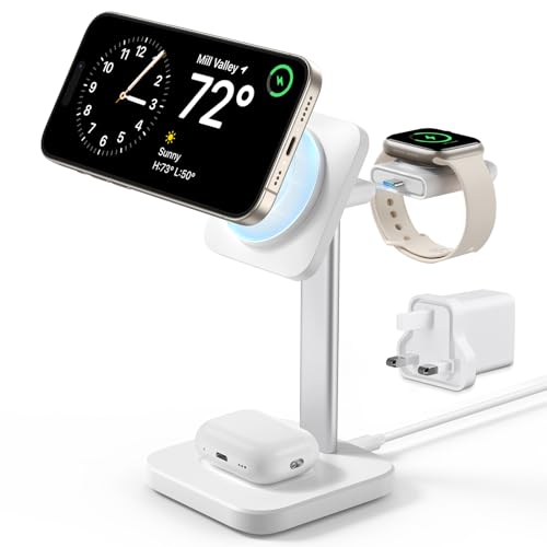 ESR Q12 3-in-1 Wireless Charger Stand with MagSafe