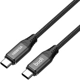 Budi P.D 100W C to C Braided Cable 1.2M (DC266TT12B)