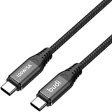 Budi P.D 100W C to C Braided Cable 1.2M (DC266TT12B) | Price in Pakistan | dynsol.pk - dynsol