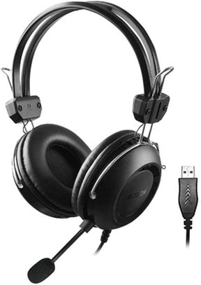 A4Tech HU-35 USB Black Headset With Mic