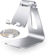 Mobile Mate™ (Pack of 2) Aluminium Mobile Phone Stand Holder (Silver)