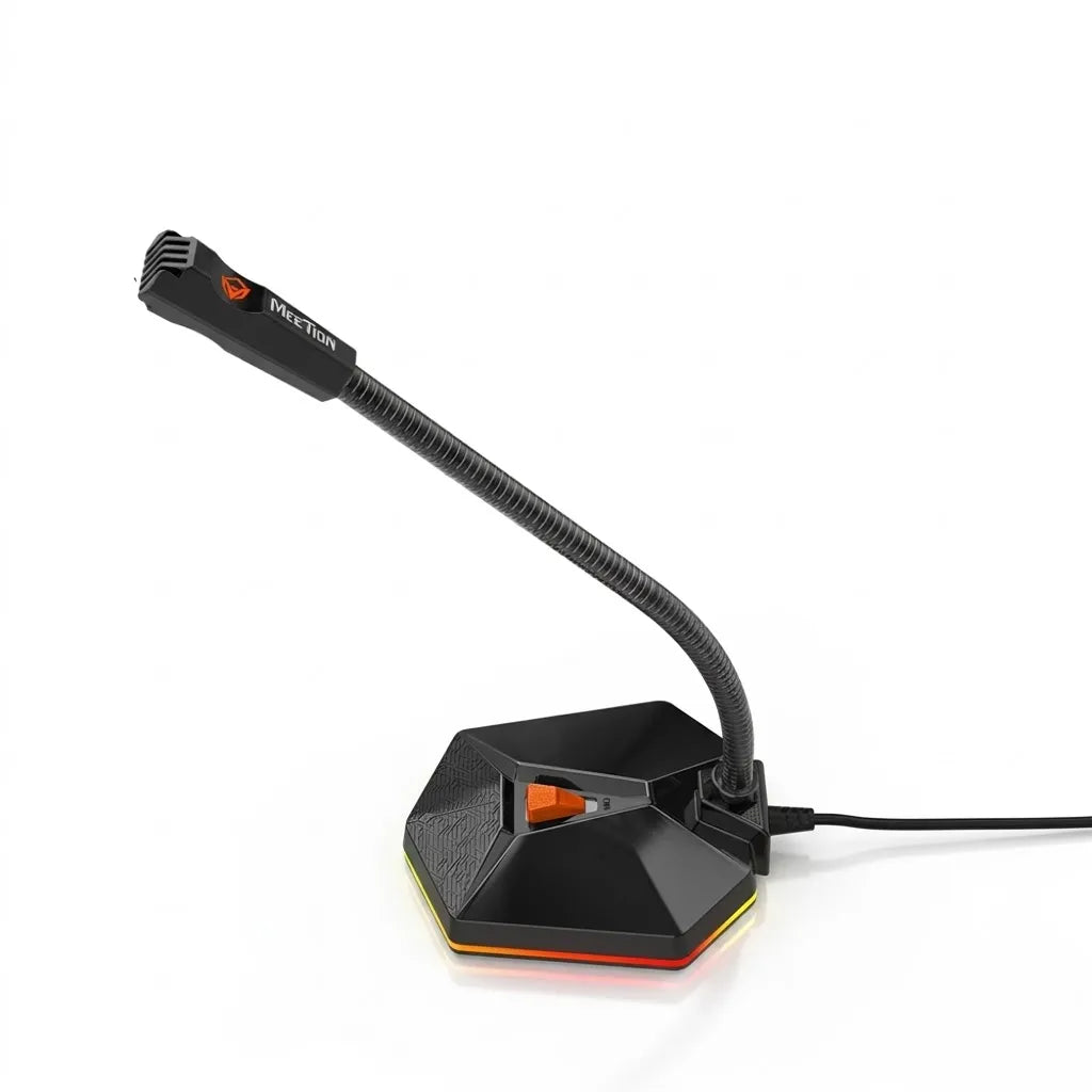 MEETION MT-MC13 Gaming Microphone – Flexible gooseneck, Omnidirectional pickup