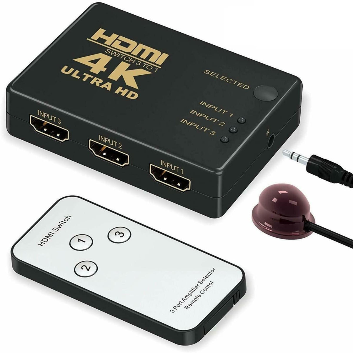 5-in-1 HDMI Switch Hub | 4K Ultra HD Multi-Device HDMI Selector | Best Price in Pakistan | Dynsol.pk