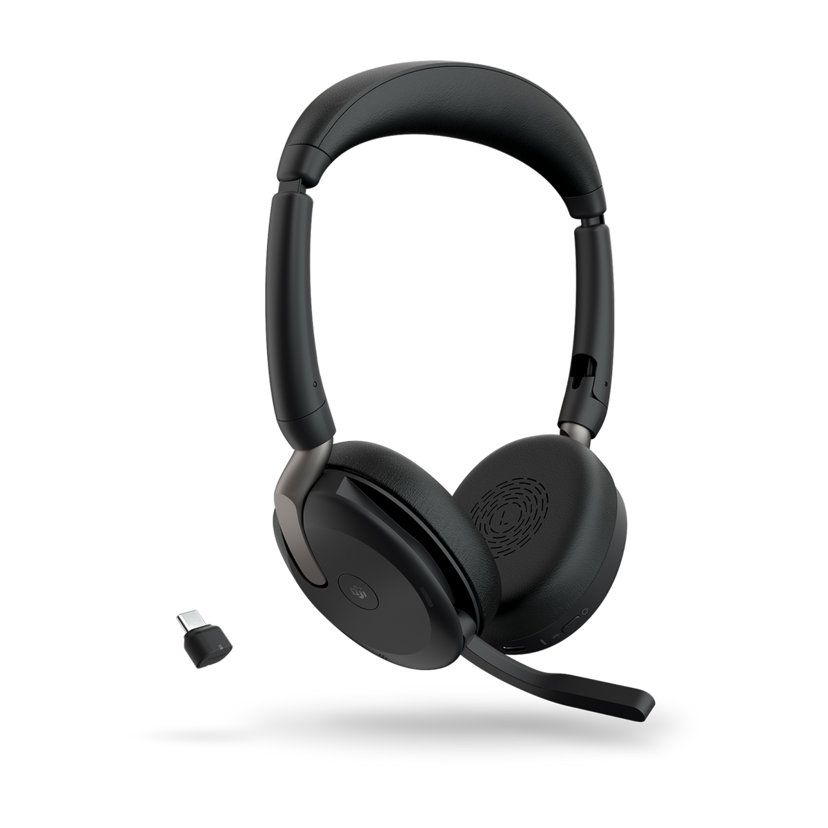 Jabra Evolve2 65 Flex - Wireless Stereo Headset with Bluetooth, Noise-cancelling