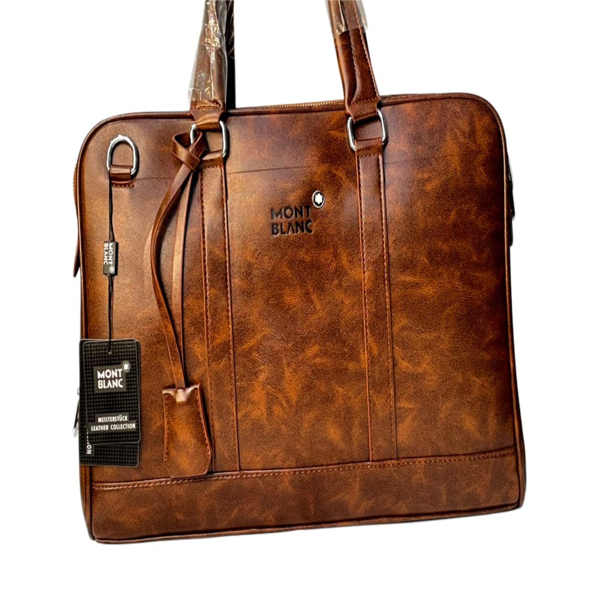 Mont Blanc 5502-1 Bag Supports 15.6' Brown