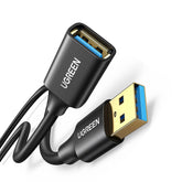 UGREEN 30127 USB 3.0 Extension Cable Male to Female Gold Plated 3M
