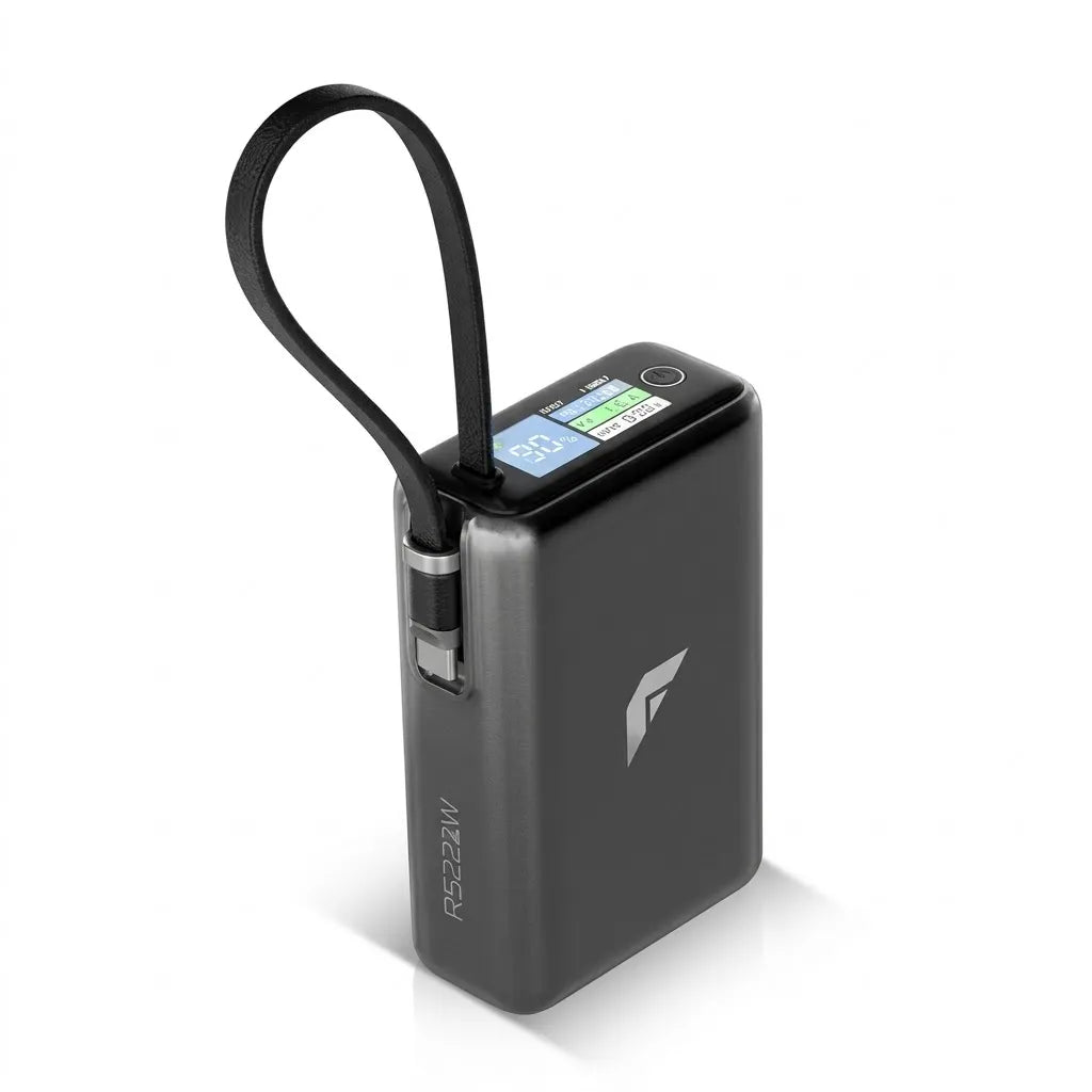Faster PB-198 Power Extreme Power Bank – 20000mAh, 65W PD Output, TFT Display