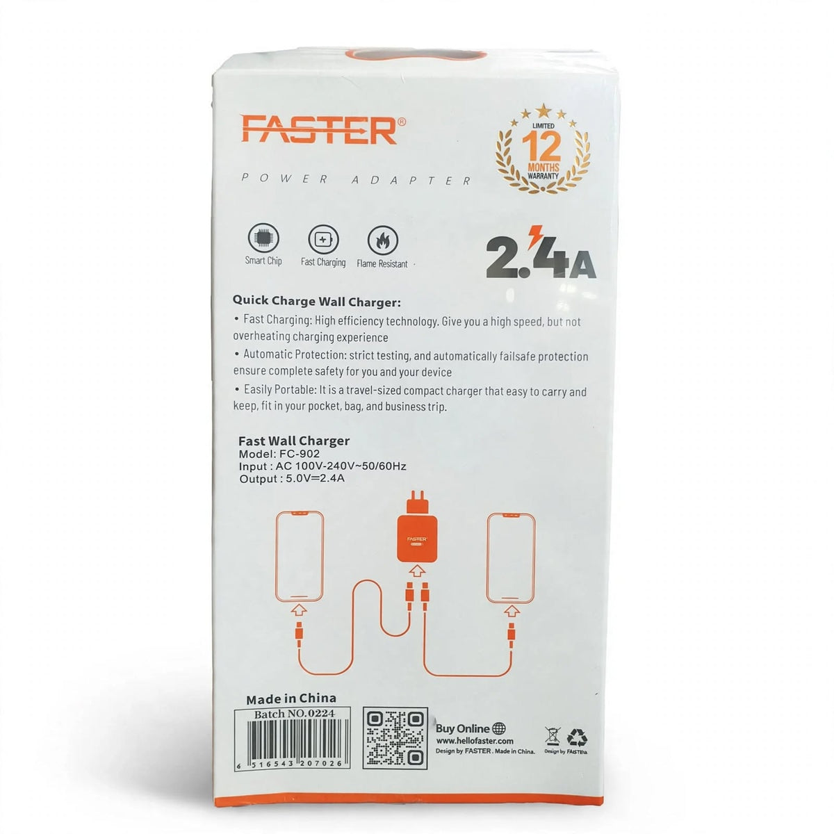 Faster FAC 902 Home Charger iOS – Lightning Compatibility, Daily Wall Power