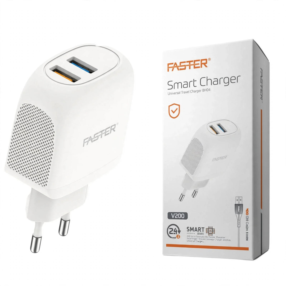 Faster V200 2.4A Home Charger Lightning – 2.4A Rated Output, Lightning Device Support