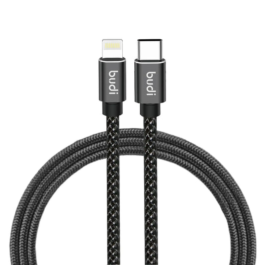 Budi C to Lightning Cable 2M Braided P.D 27W (DC206TL20B) | Price in Pakistan | dynsol.pk - dynsol