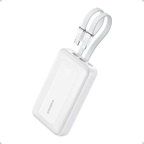 Anker Zolo A1680 Power Bank, 10,000mAh 30W Max Fast Portable Charger with Built-in Cables