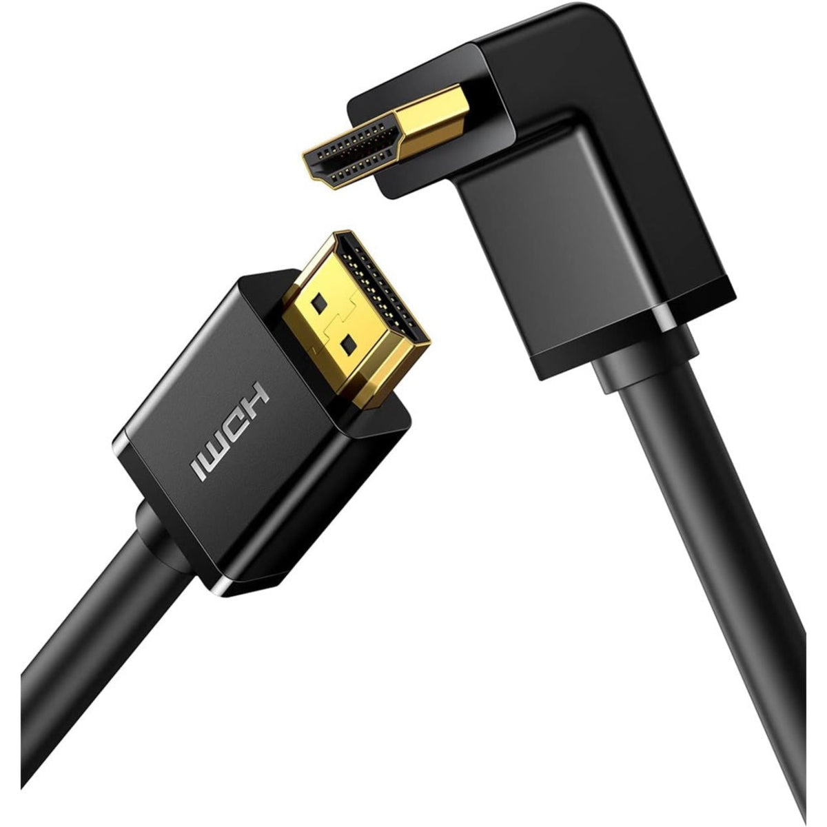 ugreen 10173 HDMI 4K Cable Male to Male 90 Degree Black 2m