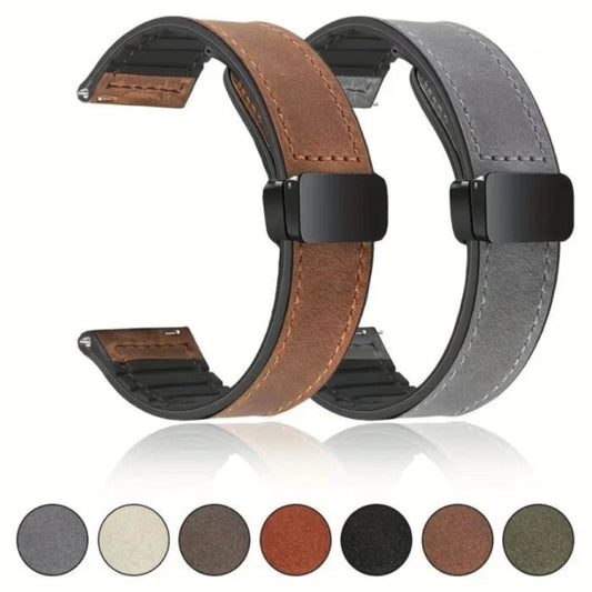20MM/22MM Leather D Buckle Strap