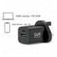 Faster FC-092 PD 45W GaN Charger – 45W PD Output, GaN Charging Technology