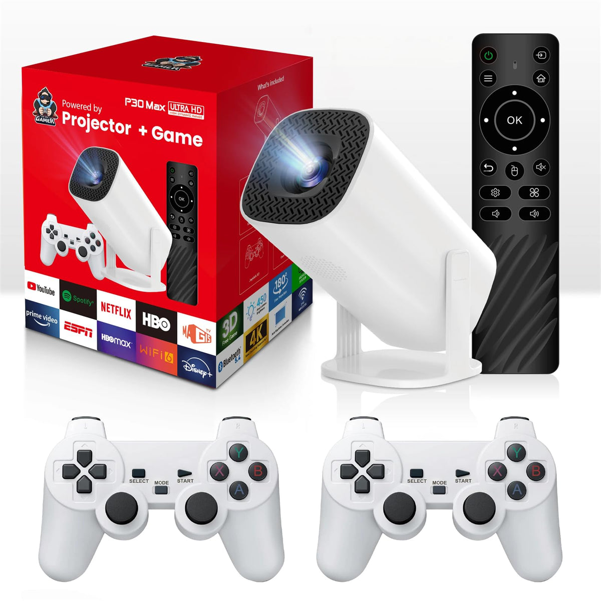 📽️ P30 Mini Smart Projector – At a Glance