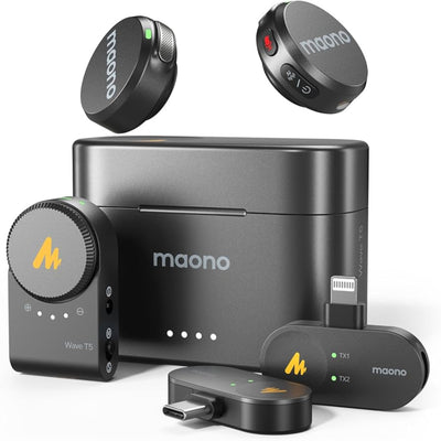 Maono Wave T5 AI Wireless Microphone Price in Pakistan | dynsol.pk
