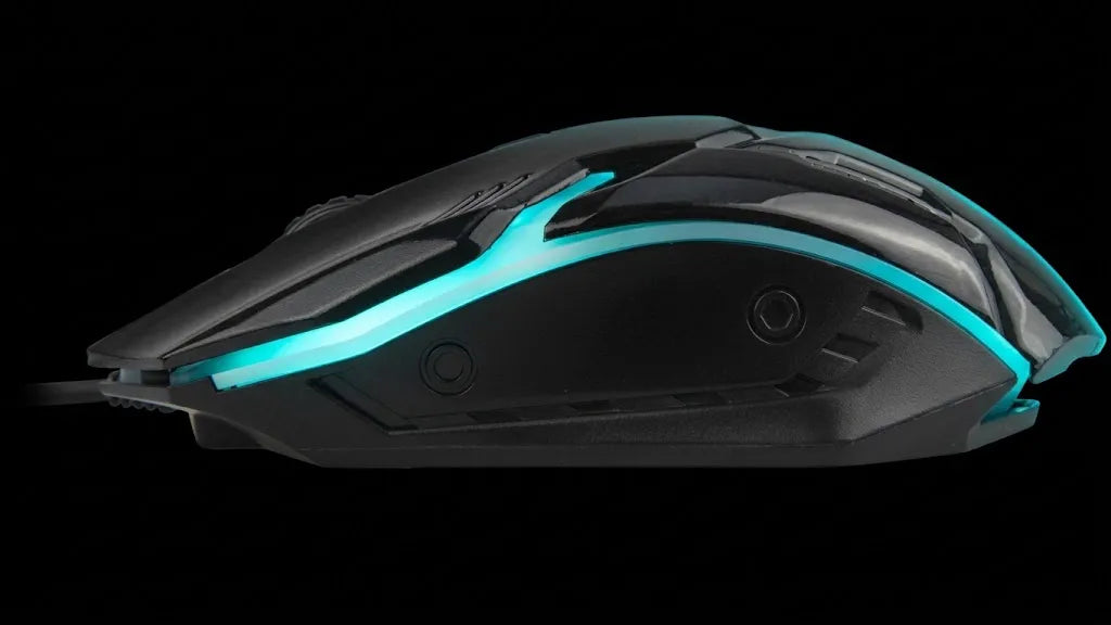 Meetion MT-M371 USB Backlit Mouse with Rainbow Lighting, Adjustable DPI & Wired Control