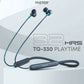 Faster TG330 Neckband – Up to 32-Hour Playback, ENC Calls, 10mm Drivers