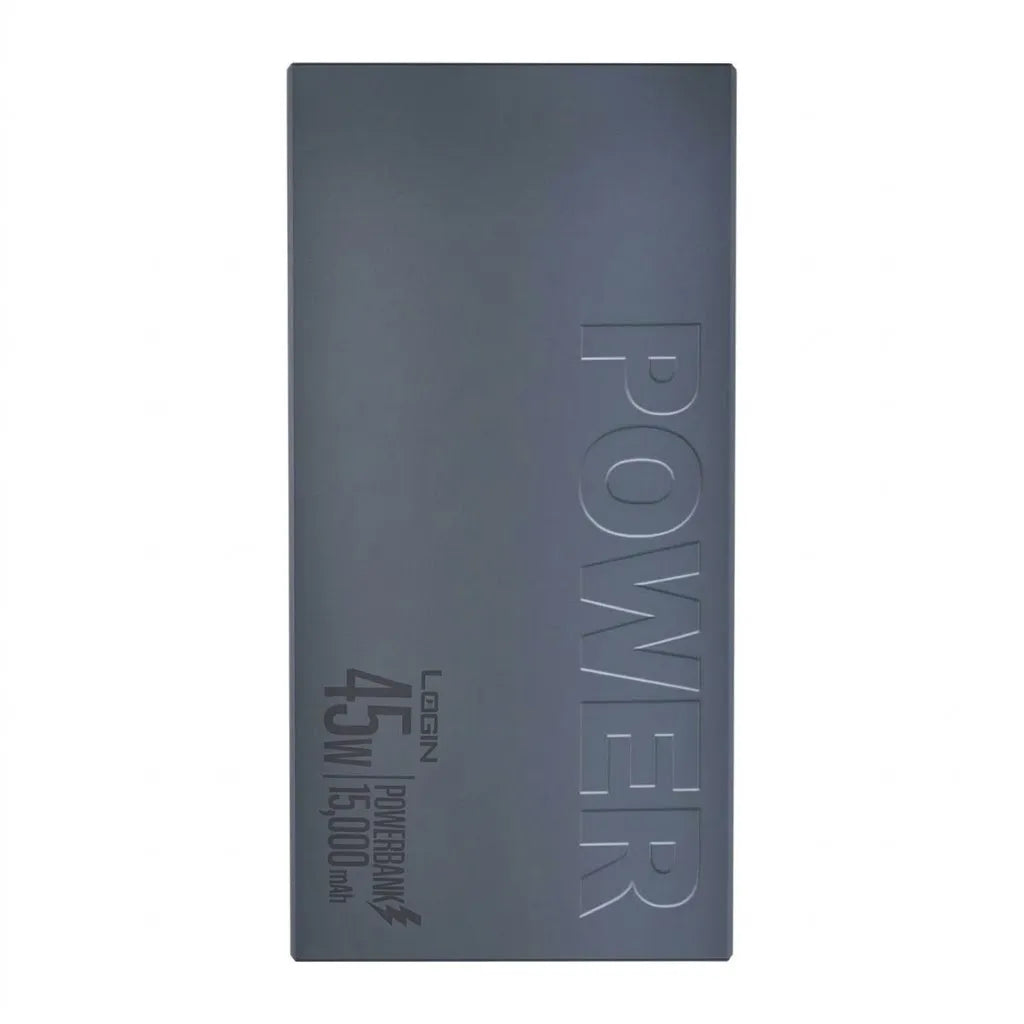 Login L-706 Nomad 15,000mAh Power Bank with 45W PD Charging & Multiple Ports
