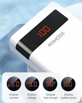 ROMOSS Sense 8PF Power Bank (22.5W, 30,000mAh)