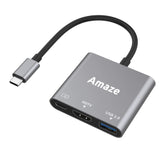 Amaze A313 TYPE C TO HDMI 4K + USB 3.0 + PD