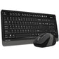 A4TECH FG1010S Grey Multimedia Keyboard + FG10S Silent Click Mouse Combo Price in Pakistan - dynsol