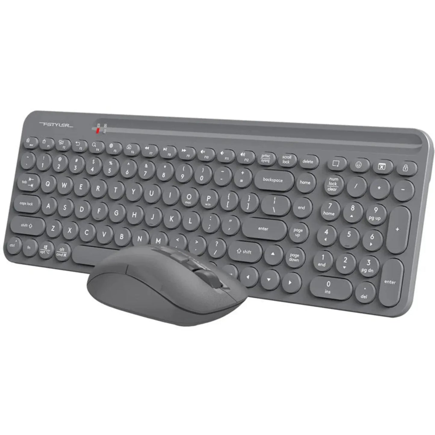 A4TECH FG3300 AIR2 Quiet Key 2-Zone Multimedia Keyboard (Grey) Price in Pakistan - dynsol