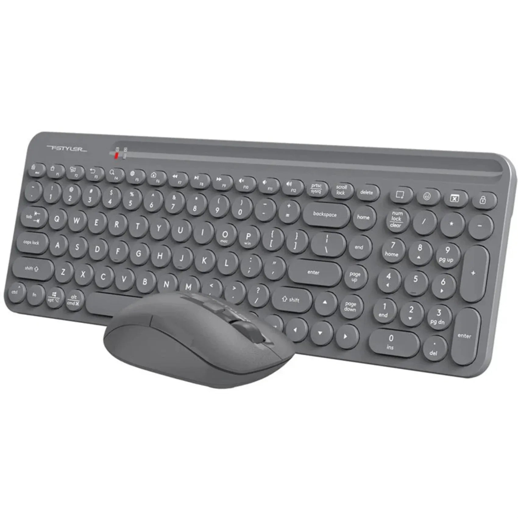 A4TECH FG3300 AIR2 Quiet Key 2-Zone Multimedia Keyboard (Grey) Price in Pakistan - dynsol