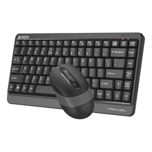 A4TECH FGS1110Q Padless Mini Wireless Keyboard + Mouse Set (Grey) Price in Pakistan | Dynsol.pk