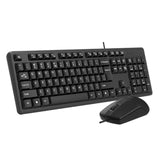 A4TECH KK-3330S Wired Keyboard + Silent Click Mouse Combo Price in Pakistan - dynsol